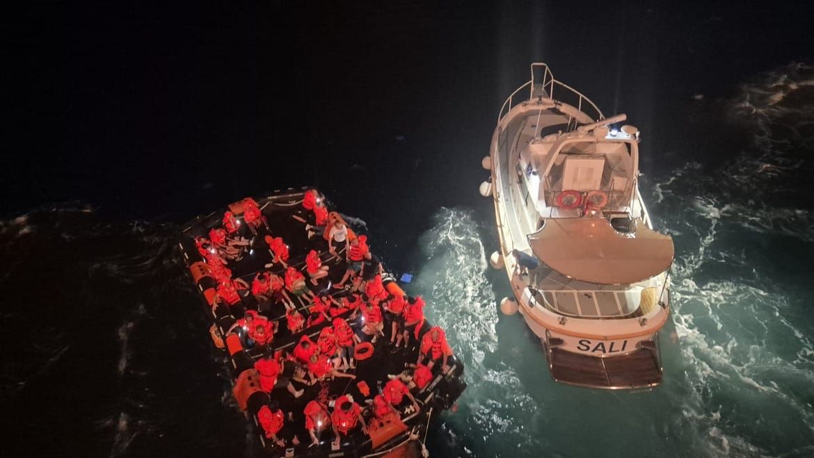 Unwetter-Chaos auf See und Land in Kroatien.