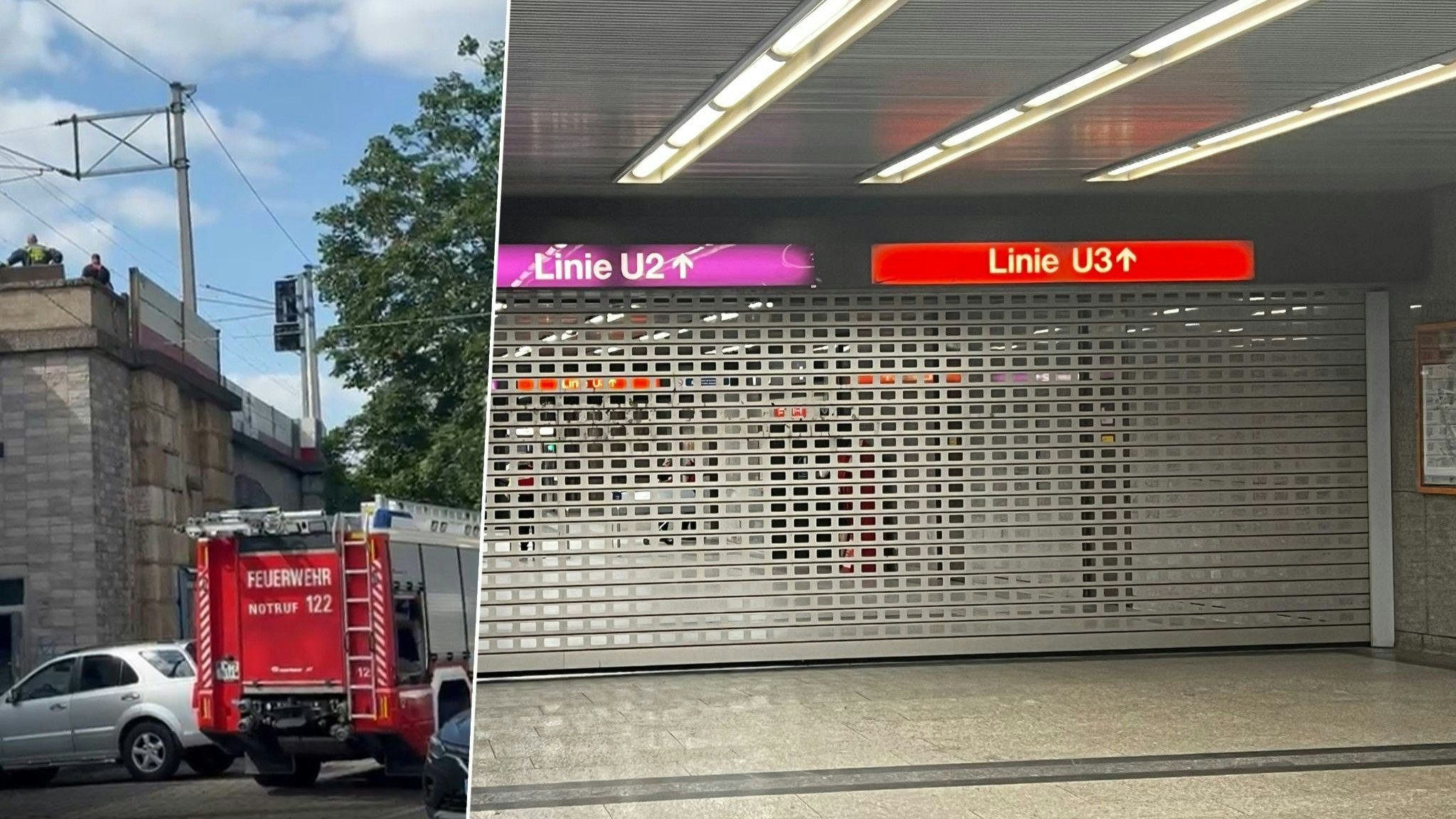 Heute.at - Gleisbrand! Rettungseinsätze sorgen für Öffi-Chaos