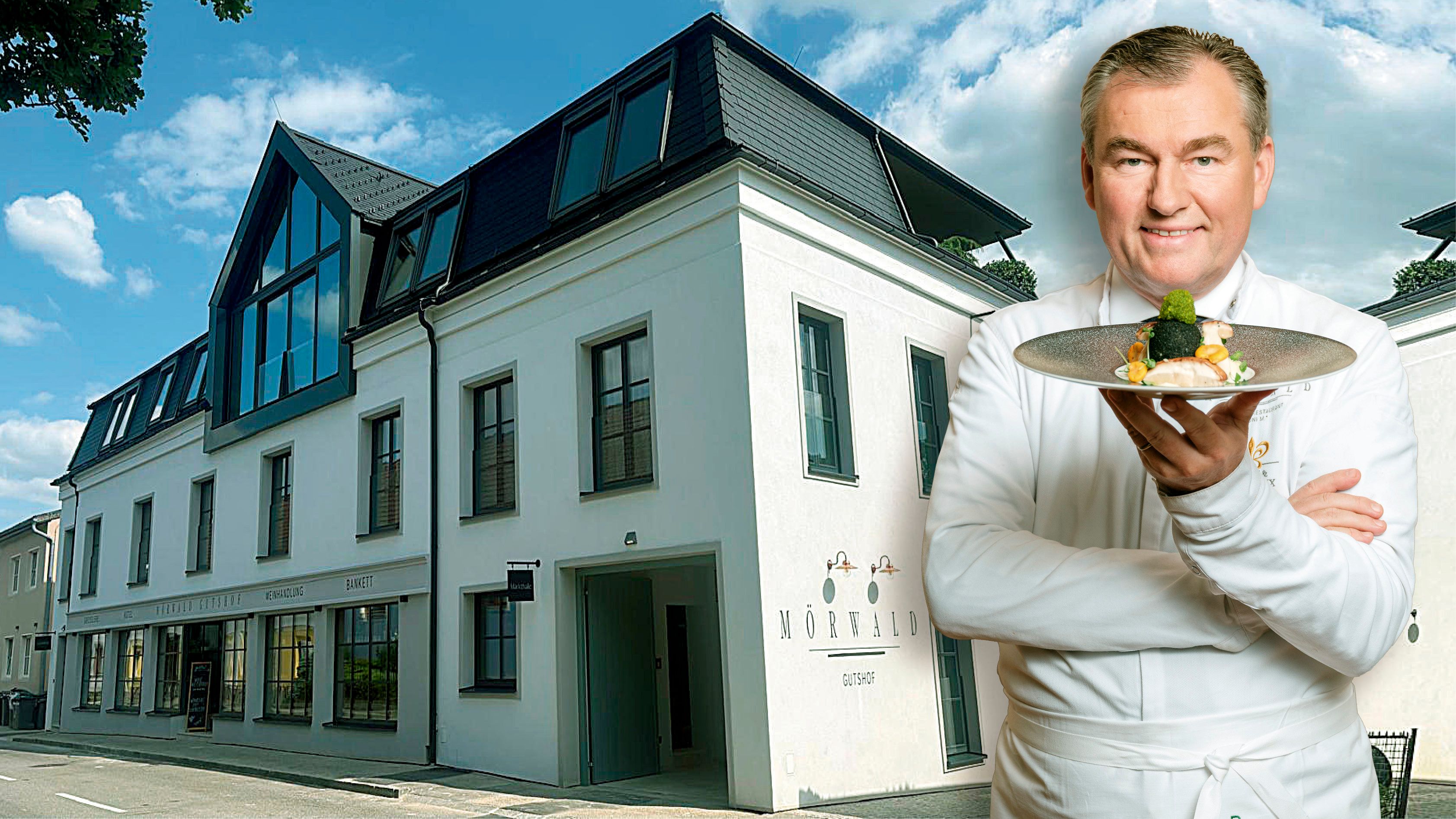 Toni Mörwald eröffnet Luxushotel in kleinem Dorf.