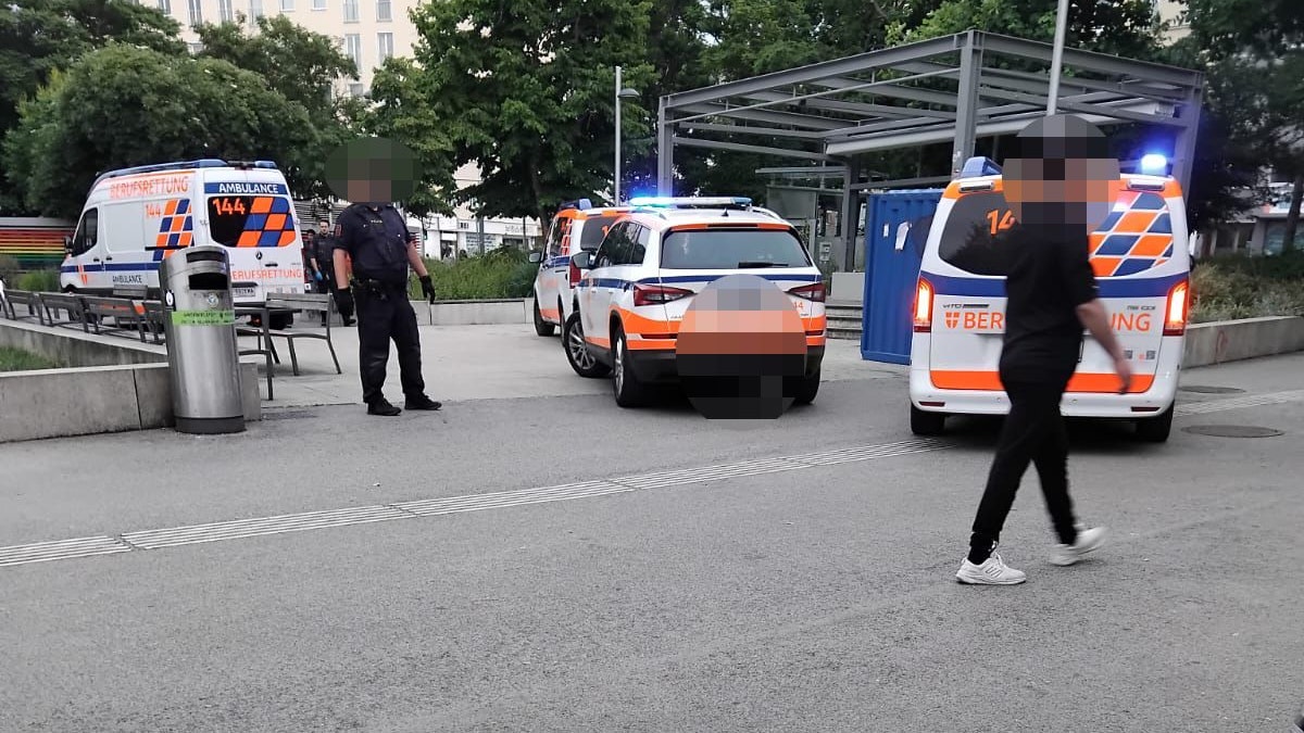 Blutiger Vorfall am Reumannplatz in Wien-Favoriten.