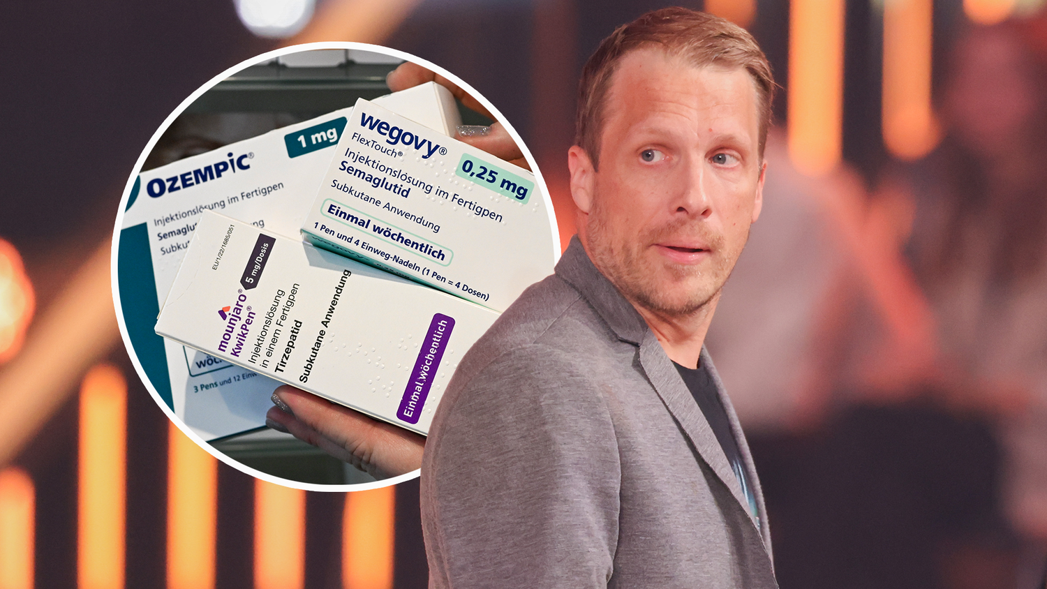 Laut eigenen Angaben verlor Oliver Pocher durch die Abnehmspritze 14 Kilo.