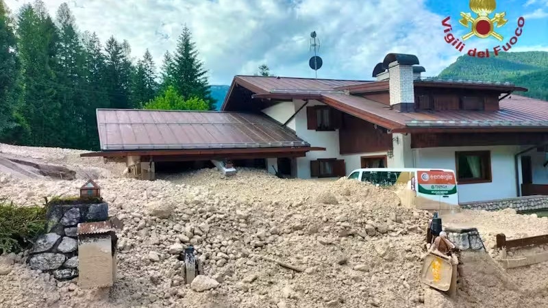 Heute.at - Schlammlawine donnert durch Dolomiten-Dorf