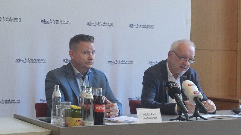 Paul Niederberger und Dr. Wolfgang Ziegler (vlnr) schildern die Auswirkungen des Ärztemangels.