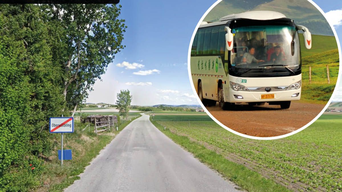 In dieser Gegend passierten die Schüler nach den Vorfällen (Bus: Symbolfoto).