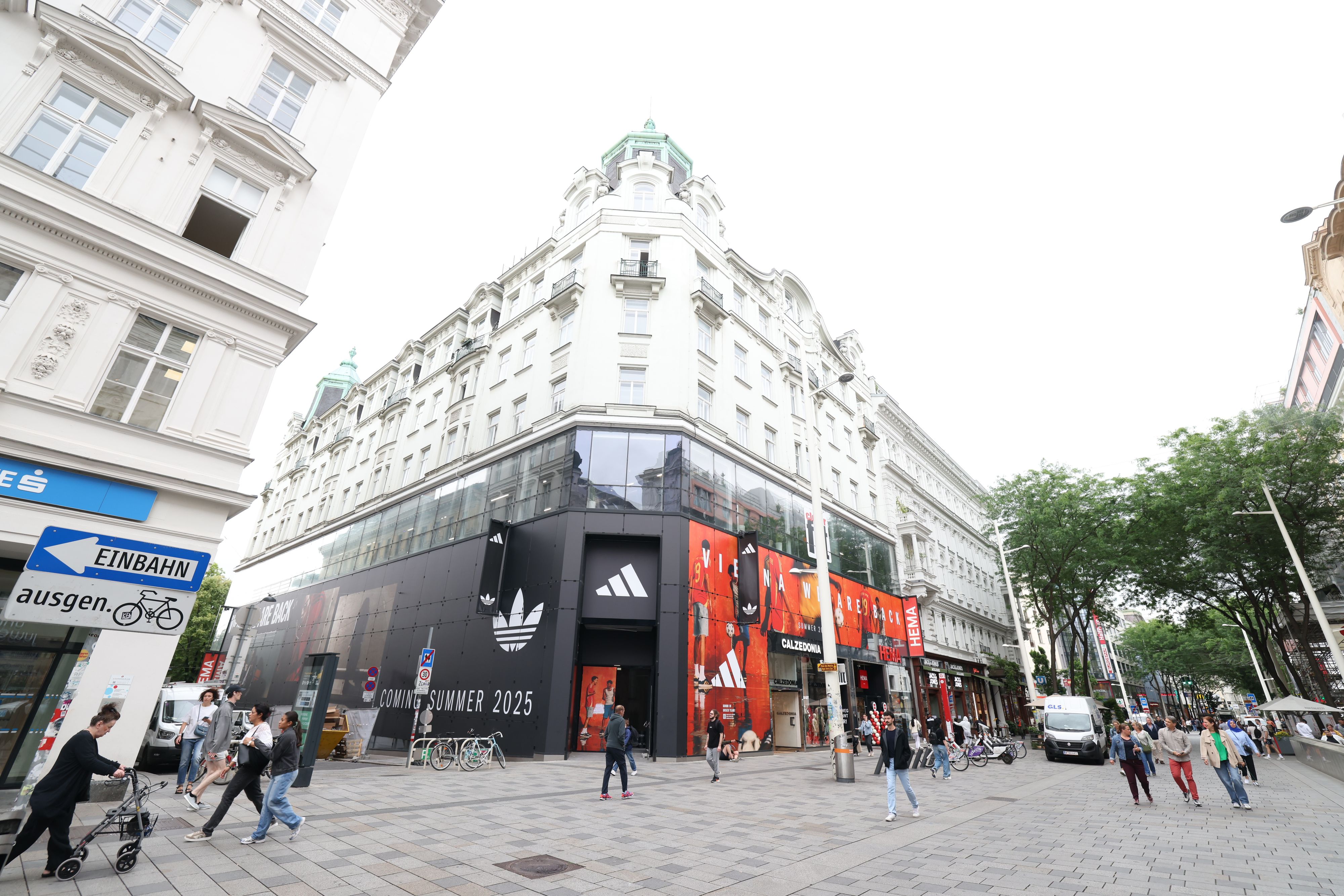 Adidas übernimmt: In den ehemaligen Nike-Räumlichkeiten auf der Mariahilfer Straße soll im Sommer 2025 ein neuer Flagship-Store eröffnen.