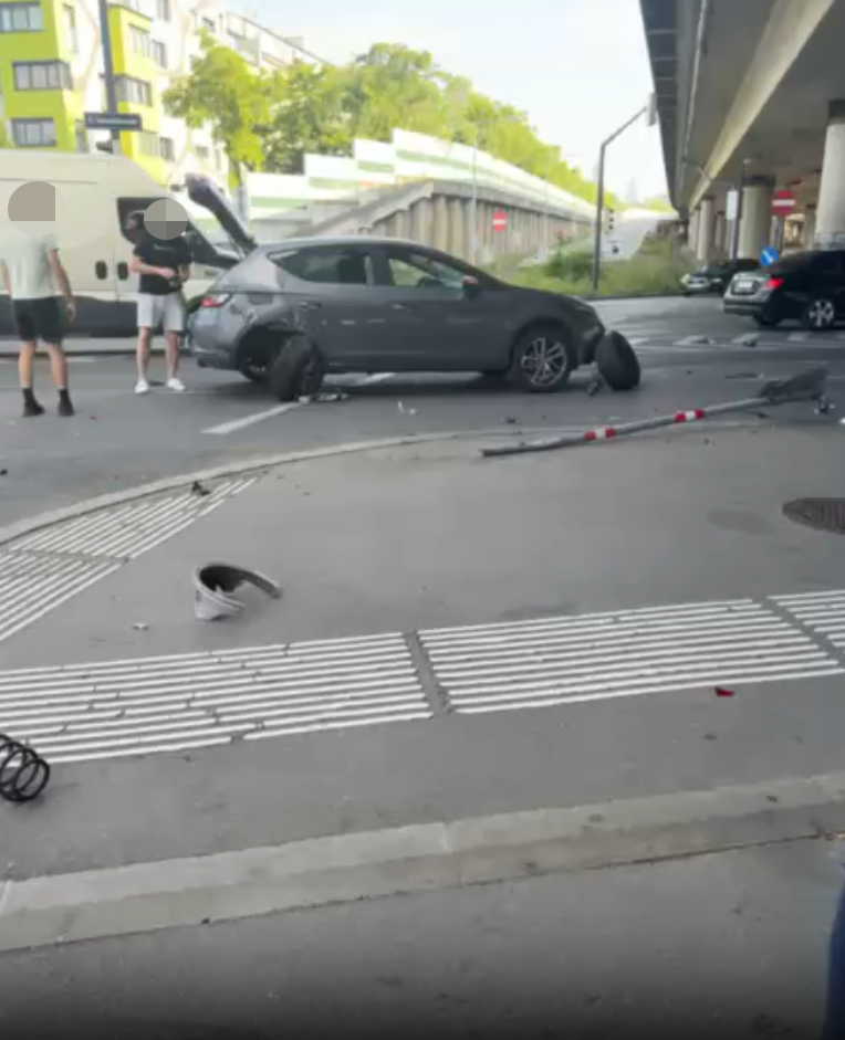 Eine schwere Kollision ereignete sich am Dienstagabend in Floridsdorf