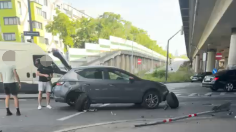 Eine schwere Kollision ereignete sich am Dienstagabend in Floridsdorf