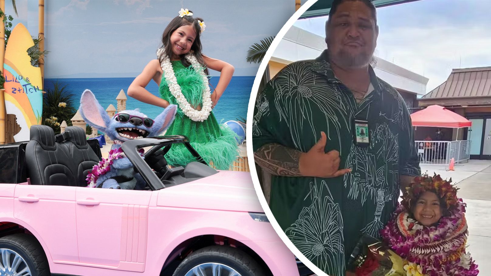 David Bel war neben der achtjährigen Maia Kealoha in 