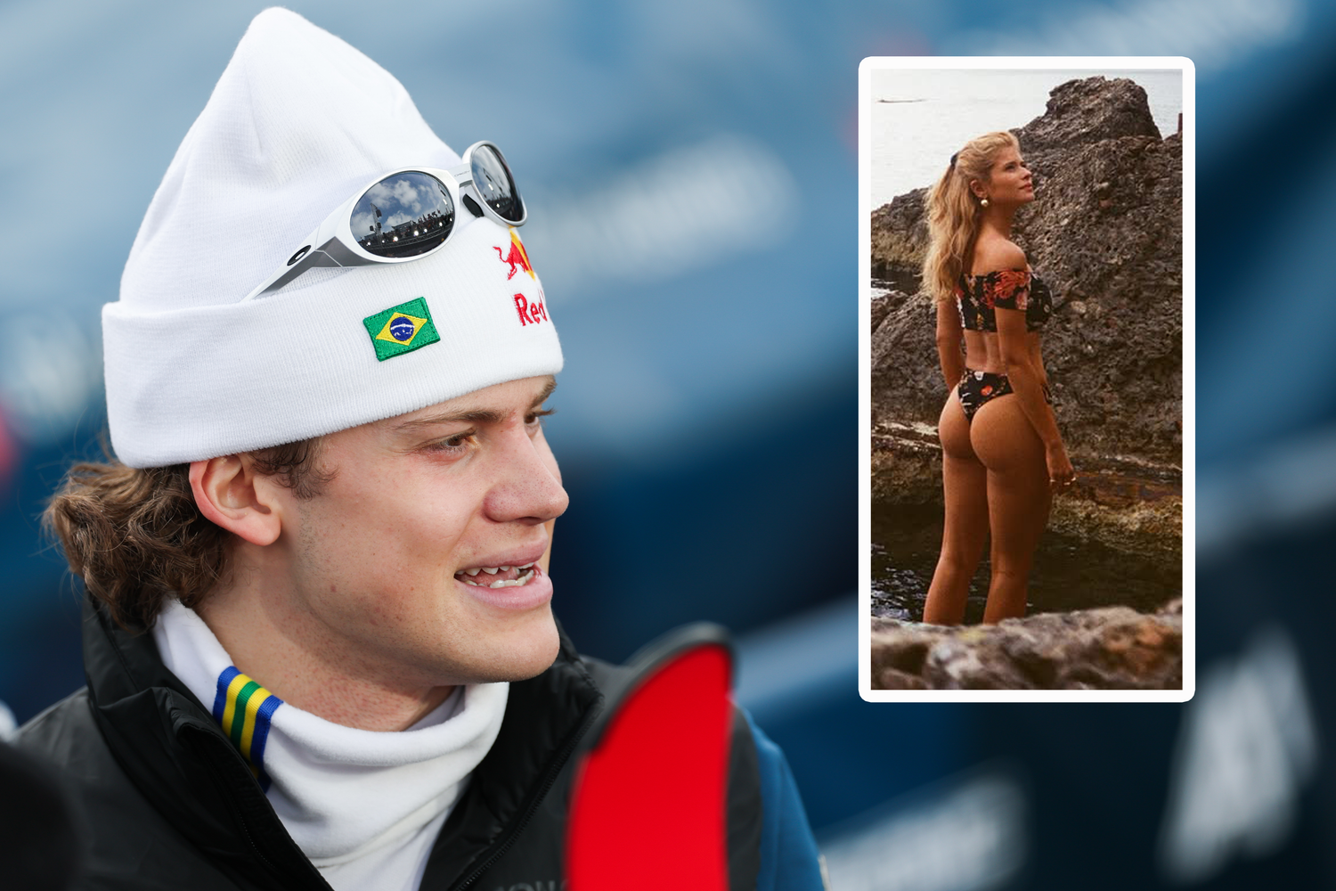 Lucas Pinheiro Braathen ist in die blonde Brasilianerin verliebt.