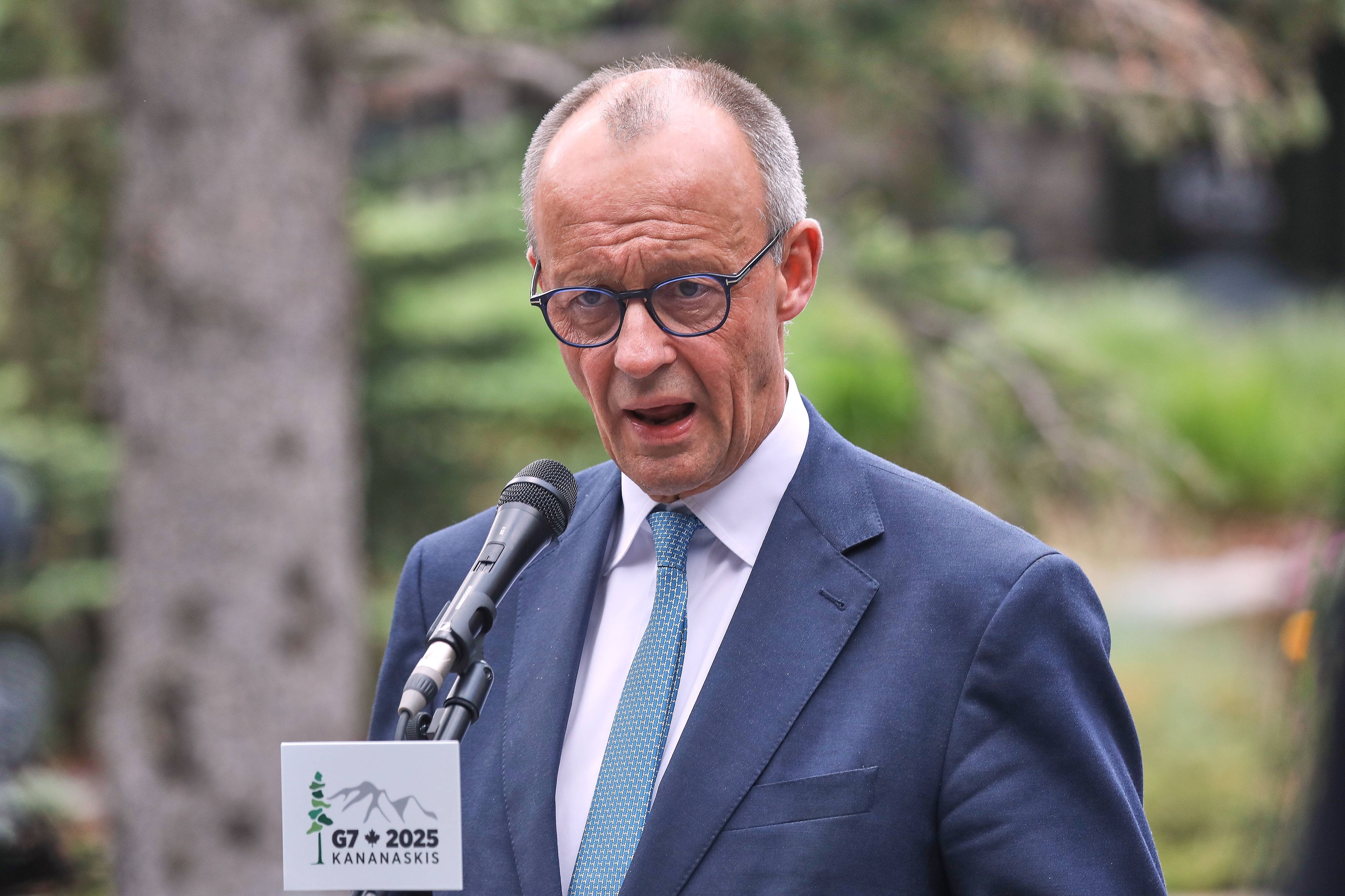 Der deutsche Bundeskanzler Friedrich Merz sagte am Rande des G7-Gipfels in Kanada, dass Israel 