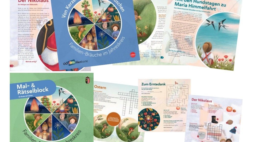 Diese Broschüre soll Familien dazu inspirieren, Bräuche zu pflegen.