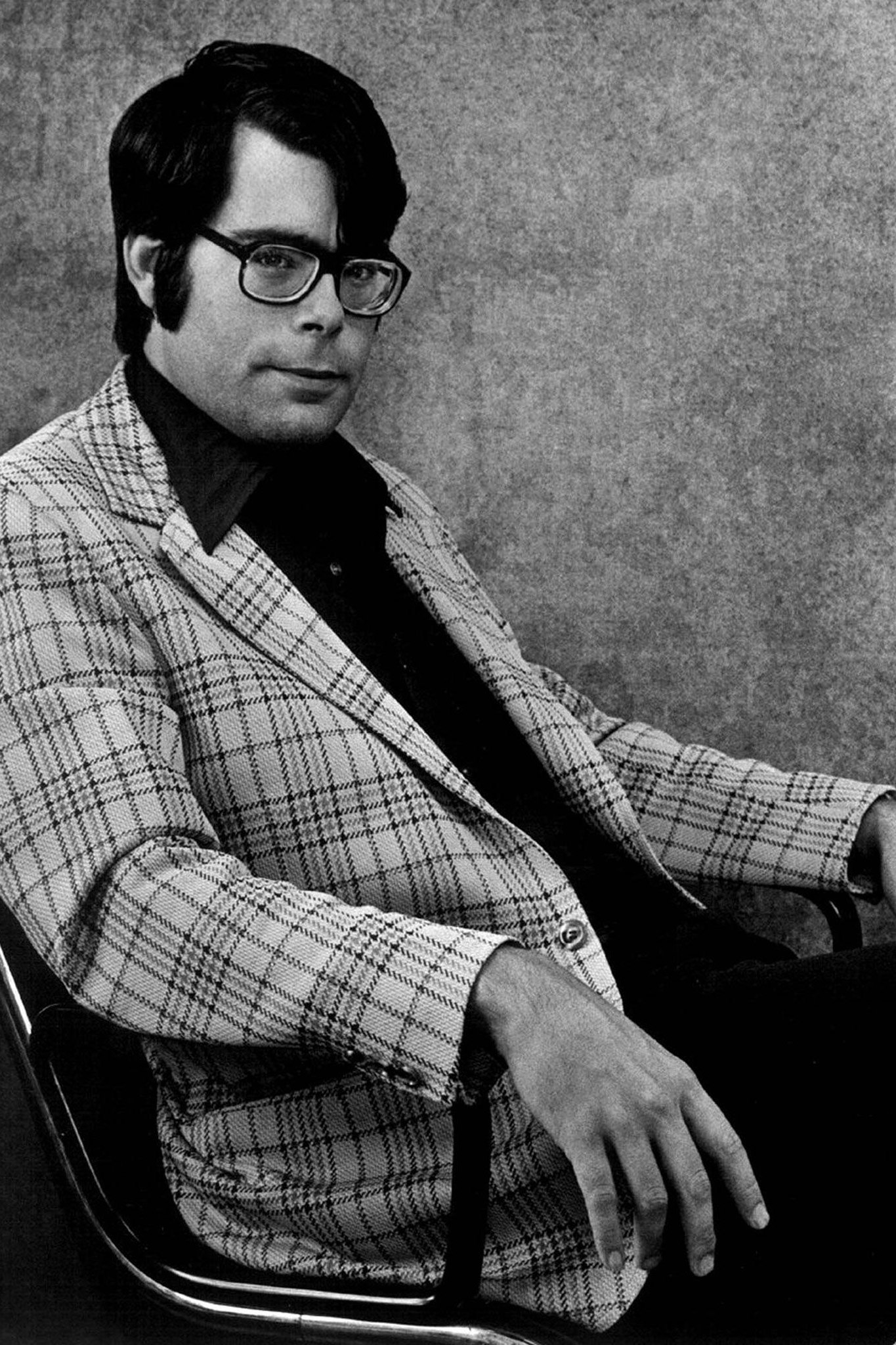 Junger Wilder: Stephen King 1970 noch in Schwarzweiß gehalten