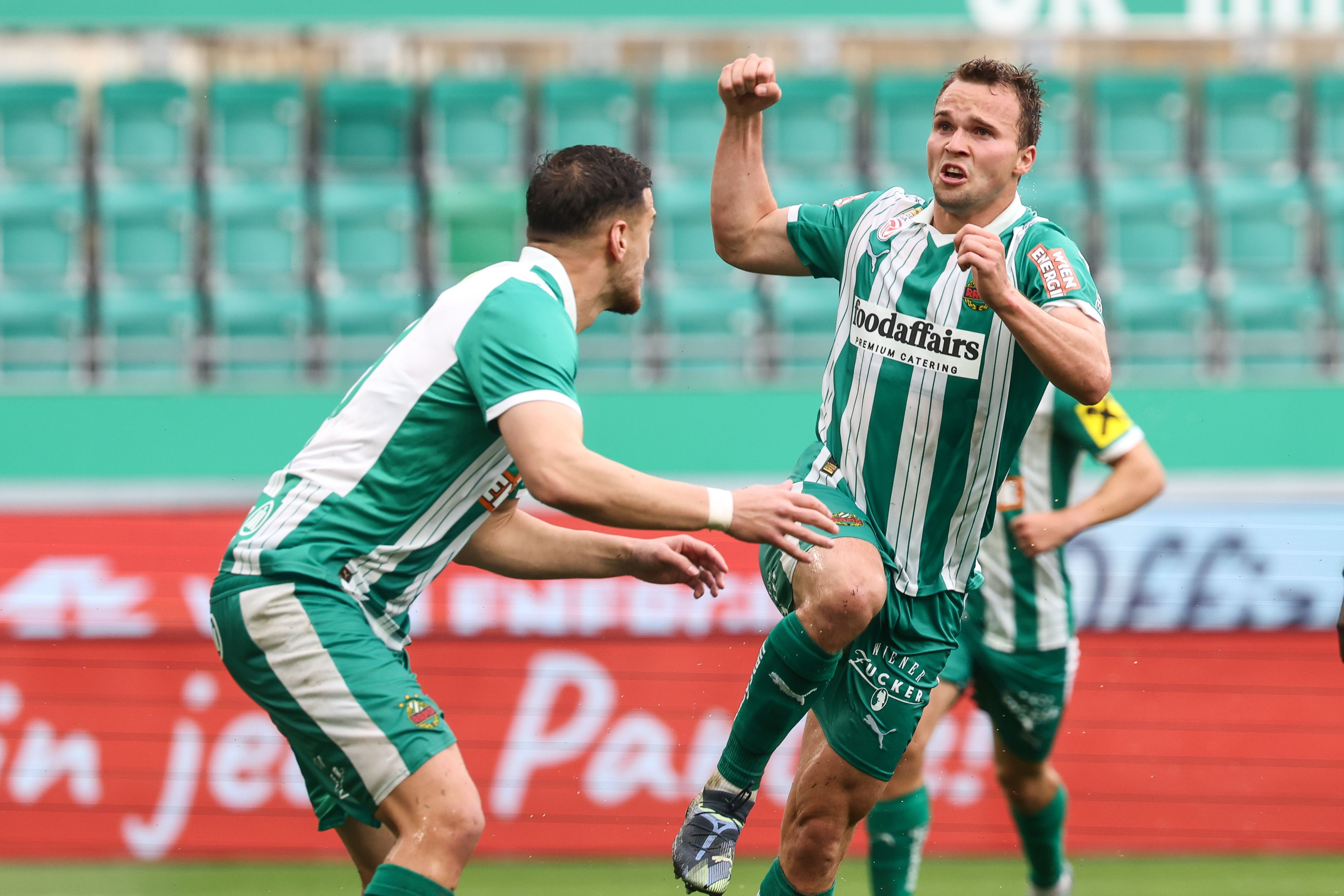 Rapid will sich für die Conference League qualifizieren.