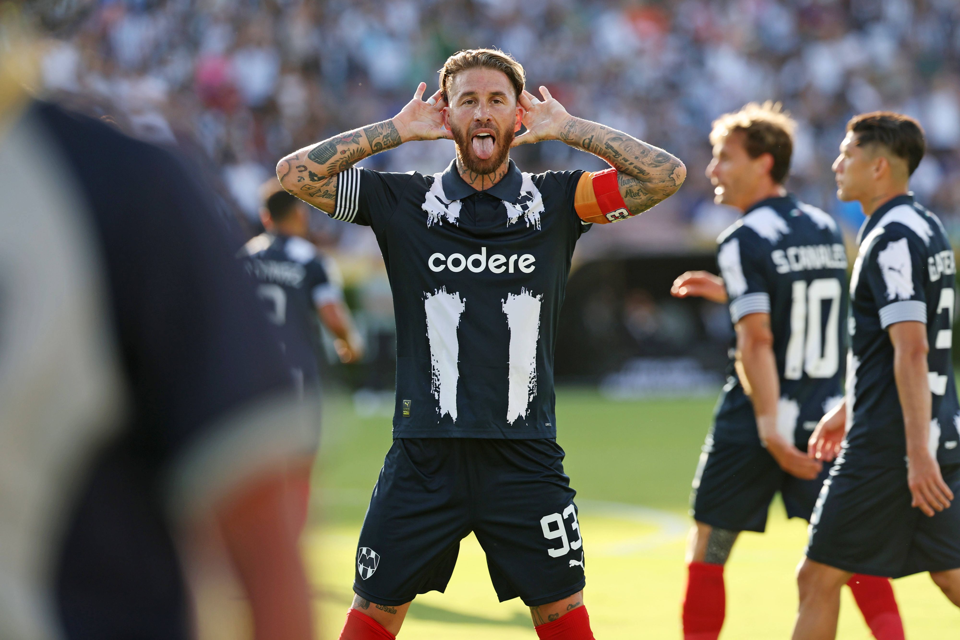 Sergio Ramos brachte Monterrey in Front.