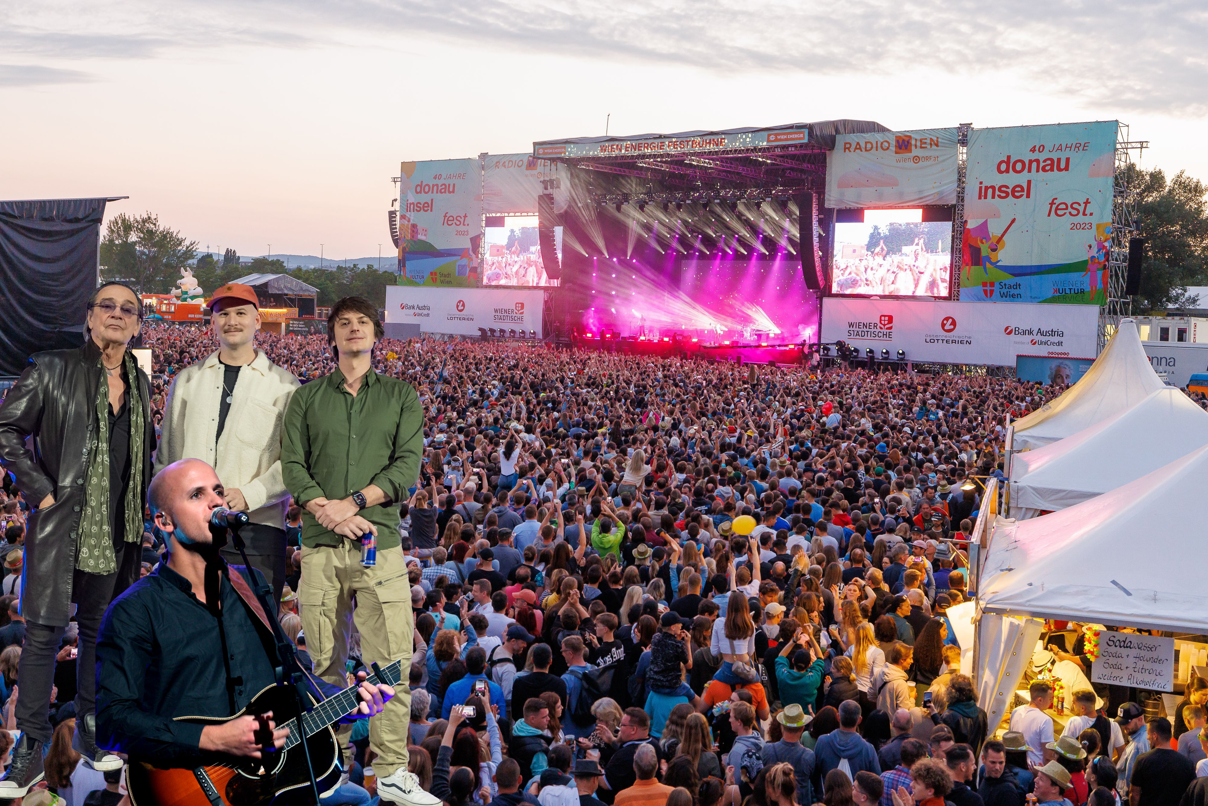 Volles Haus am Donauinselfest: Stars wie Camo & Krooked, Milky Chance, JOSH. und Millow sorgen von 20. bis 22. Juni für Mega-Stimmung auf der Insel.