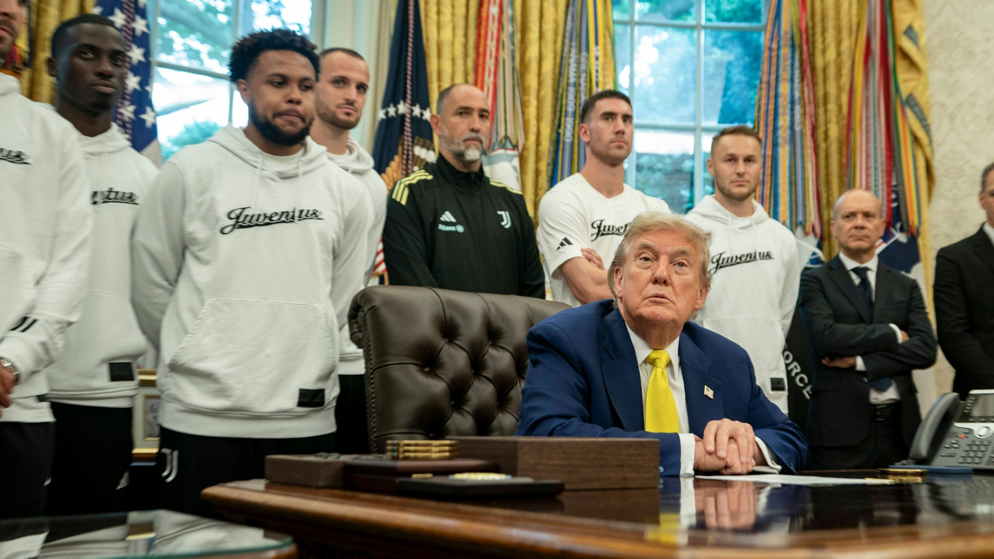 Trump bringt Juventus-Stars bei Besuch in Verlegenheit