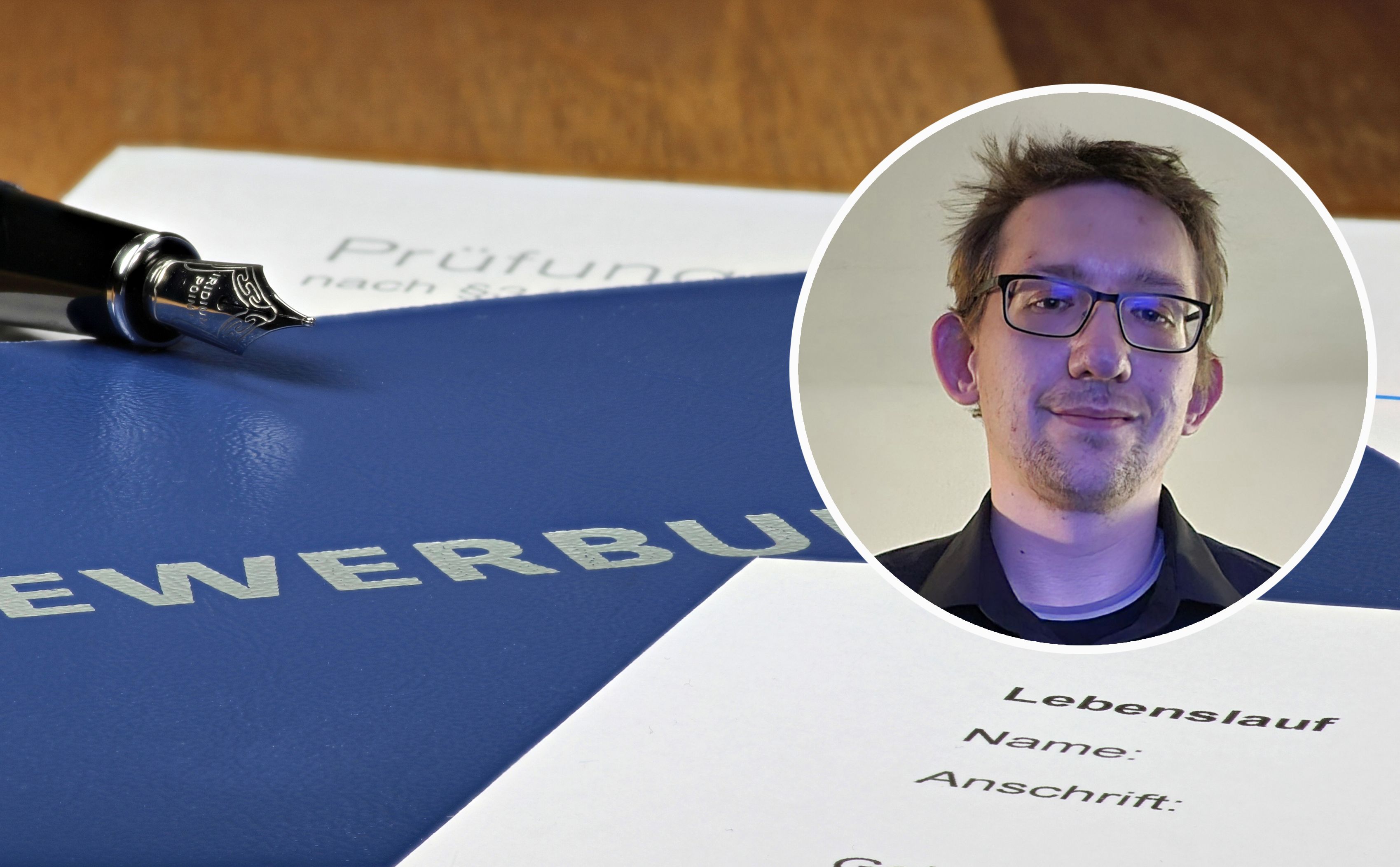 Gabriel K. (34) dokumentiert seine Bewerbungen ganz genau.