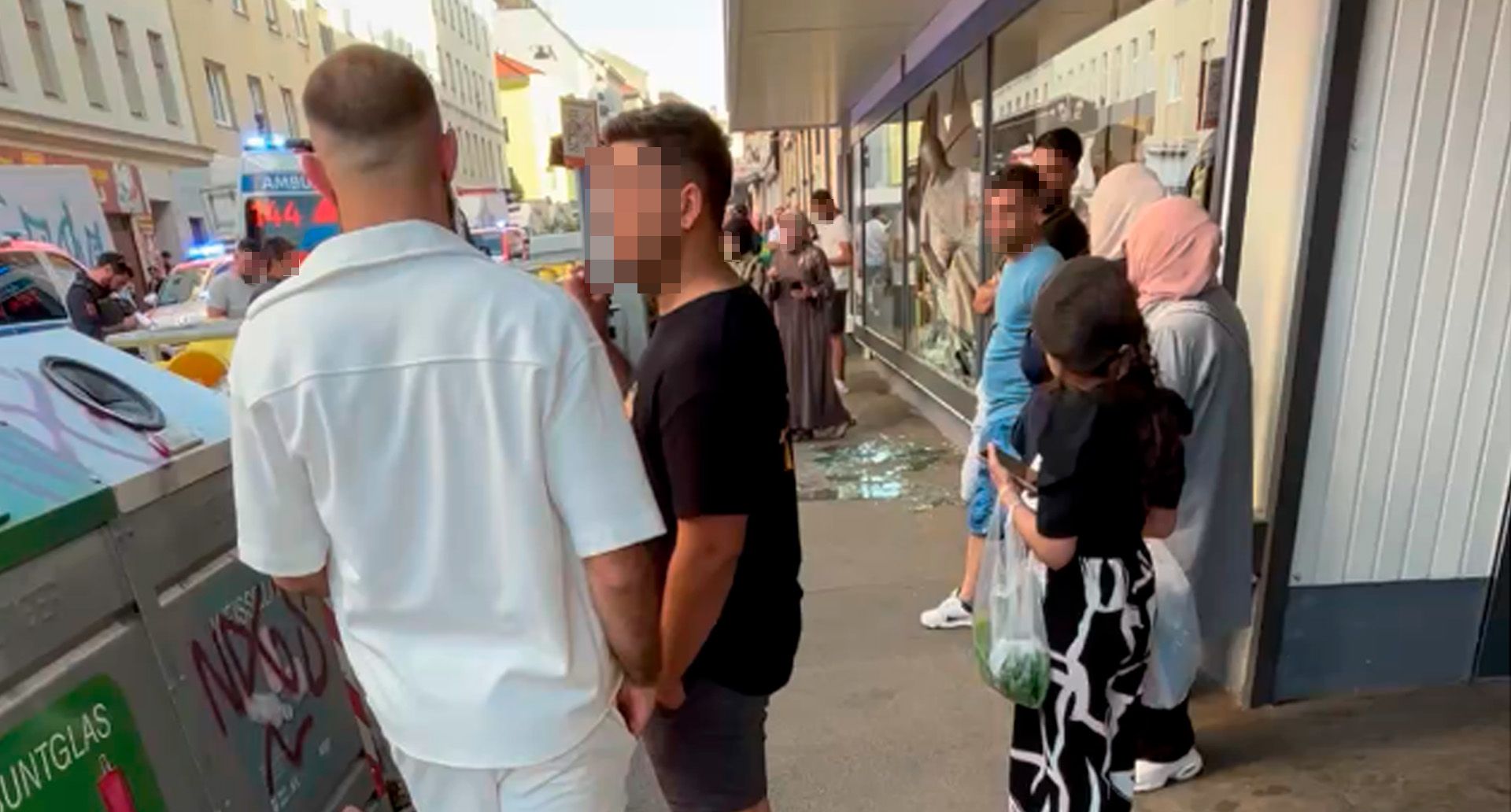 Der Tatort in der Senefeldergasse (Wien-Favoriten),