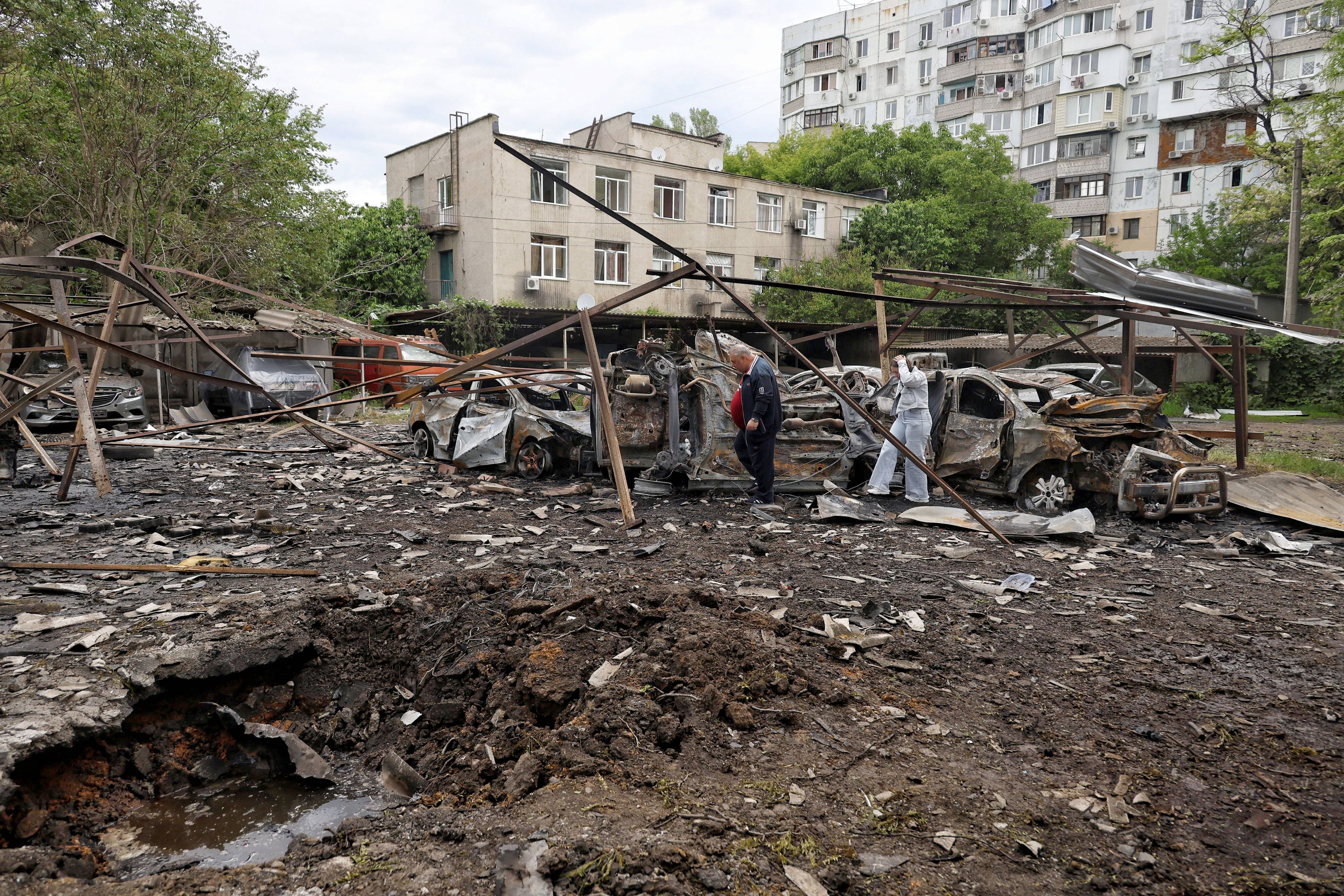 In der Nacht auf Freitag kam es zu einem russischen Drohnenangriff auf die ukrainische Stadt Odessa.