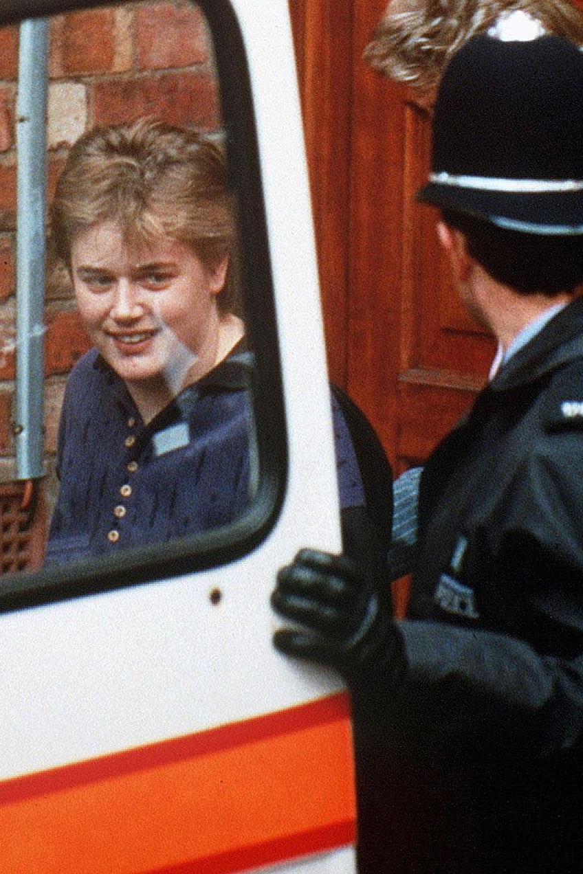 Die Krankenschwester Beverley Allitt nach ihrer Verhaftung 1991: Sie wurde 1993 wegen vierfachen Mordes und acht Mordversuchen verurteilt