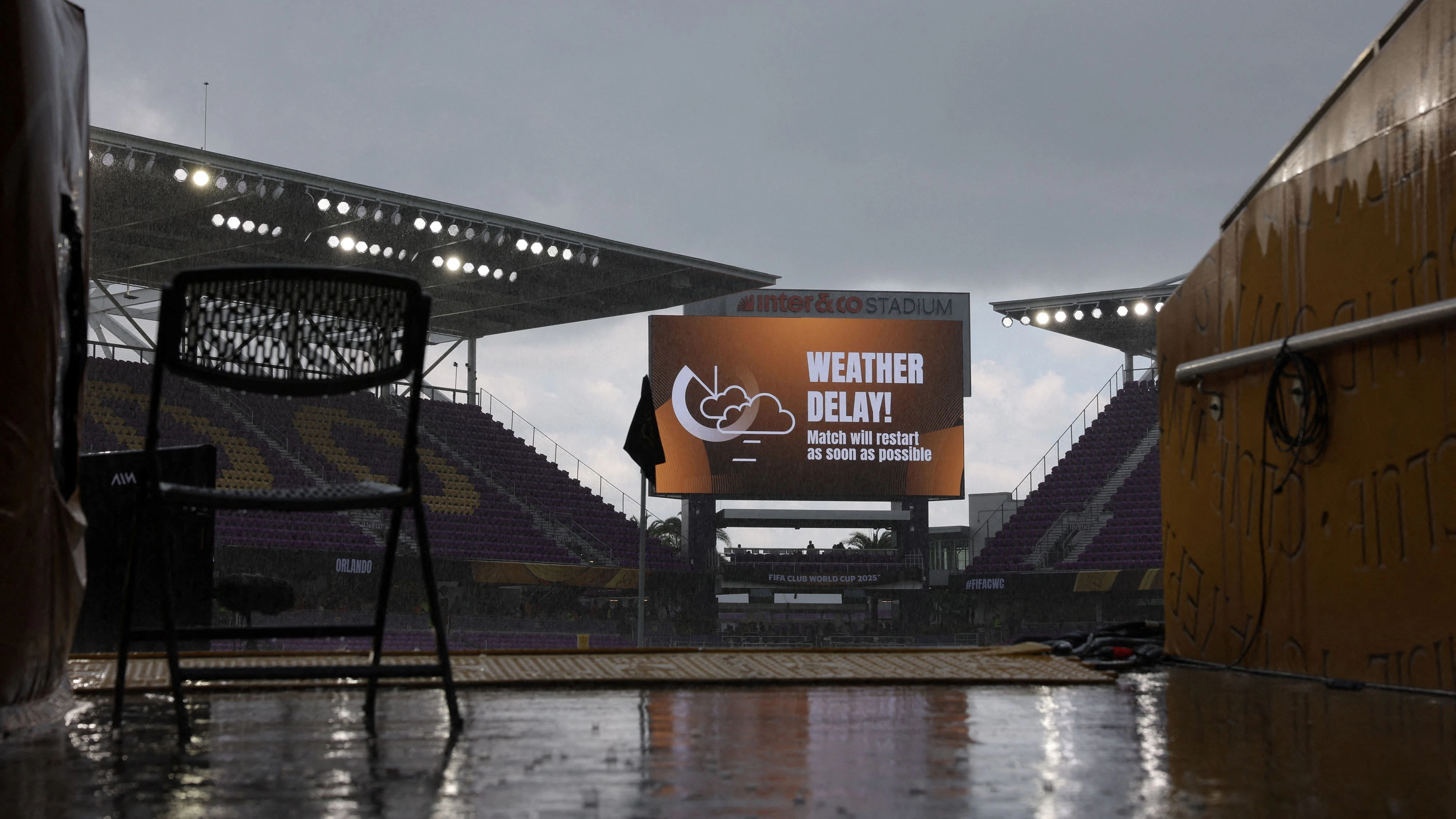 Über Orlando ist ein heftiges Unwetter niedergegangen. 