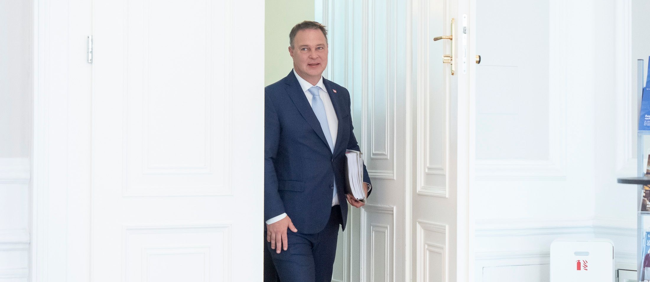 Andreas Babler war beim Solo-Coaching nicht solo anwesend