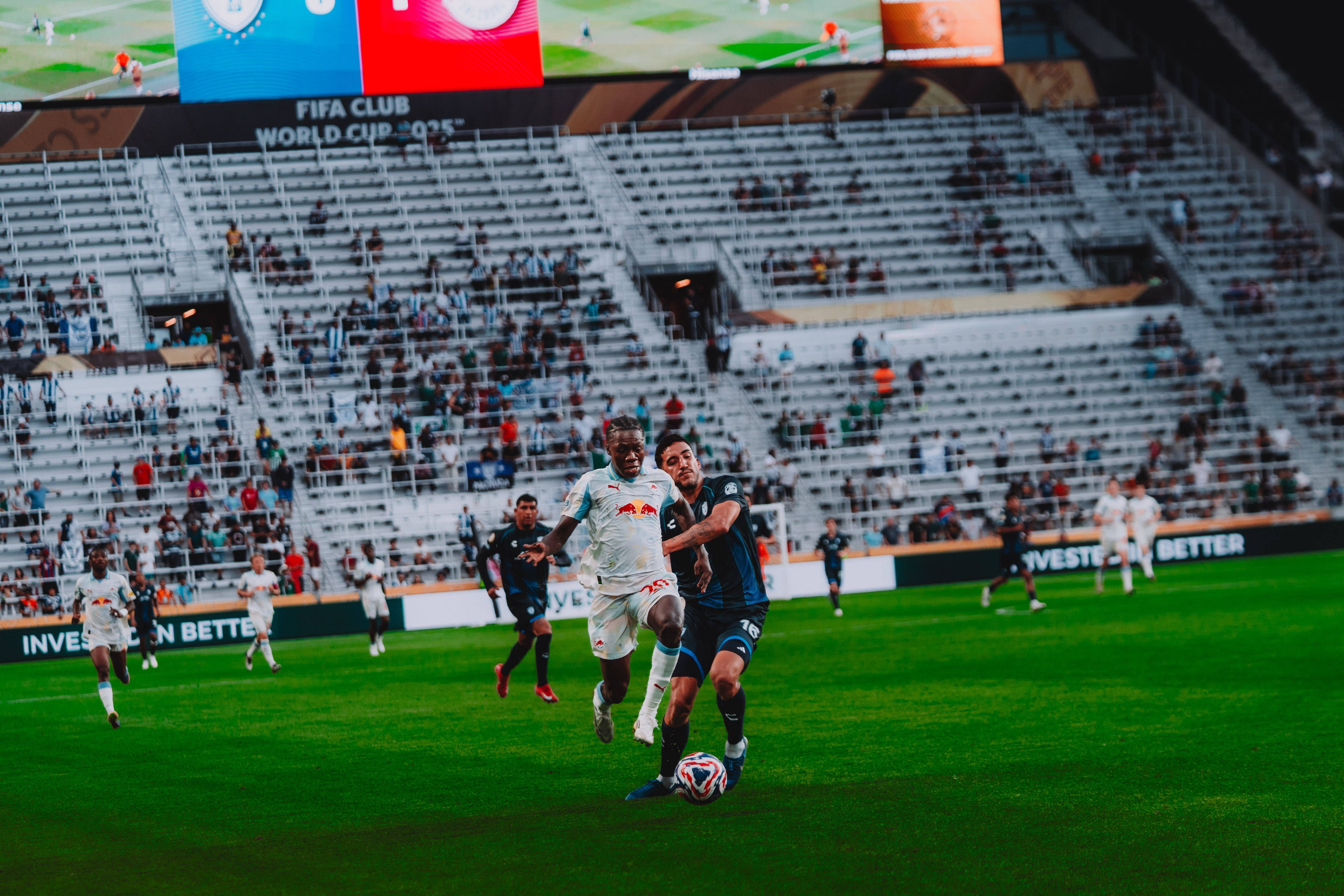 Salzburg gegen Pachuca war nur spärlich besucht.