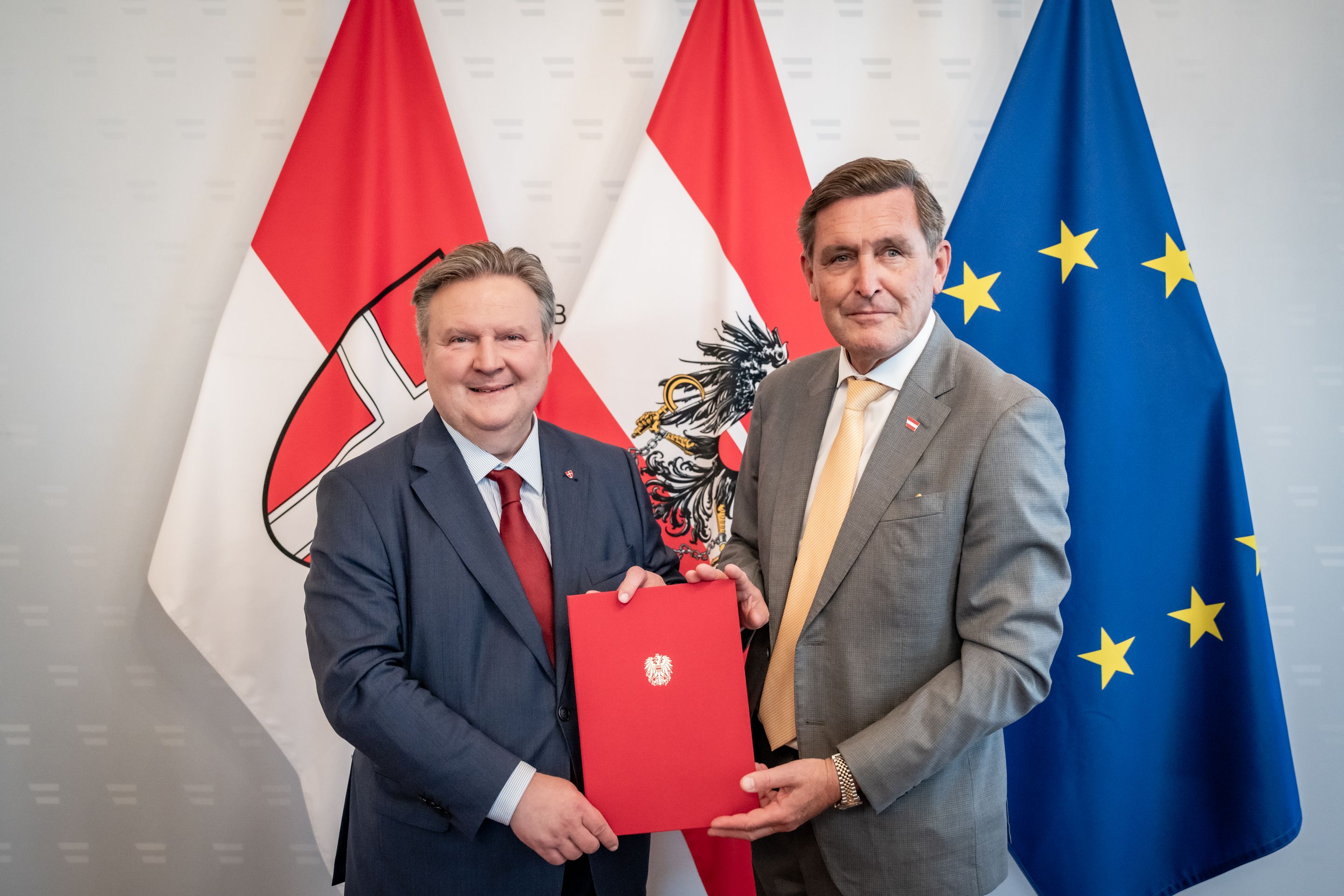 Bürgermeister Ludwig, Innovationsminister Hanke