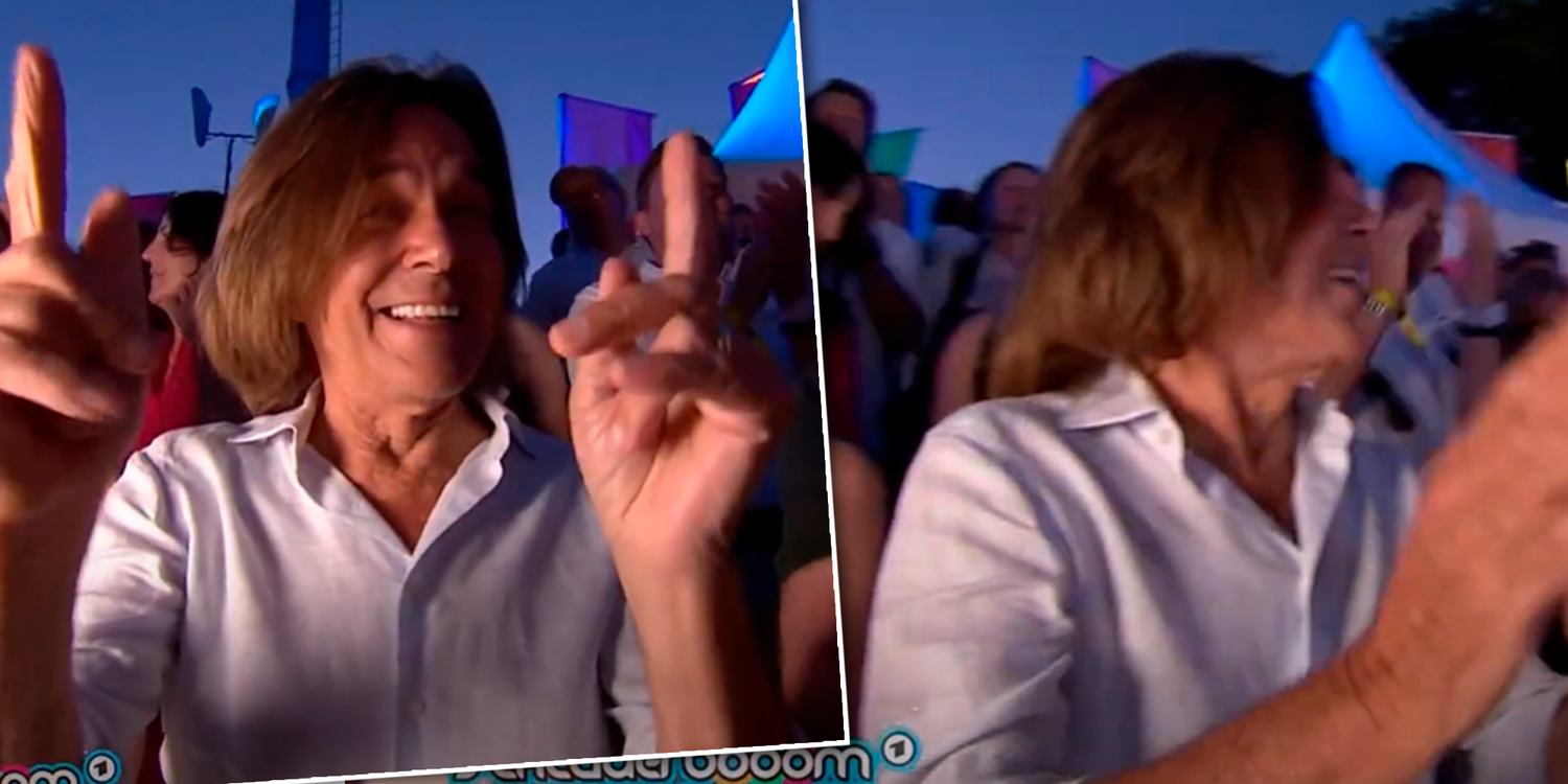 Jürgen Drews im Publikum.