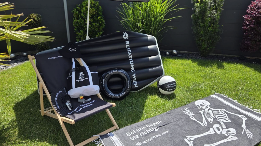 Achtung schwarzer Humor: Die Sommerkollektion der Bestattung Wien