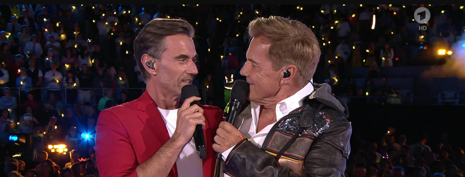 Florian Silbereisen ist kurz sprachlos. 