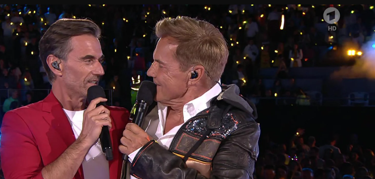 Florian Silbereisen ist kurz sprachlos. 