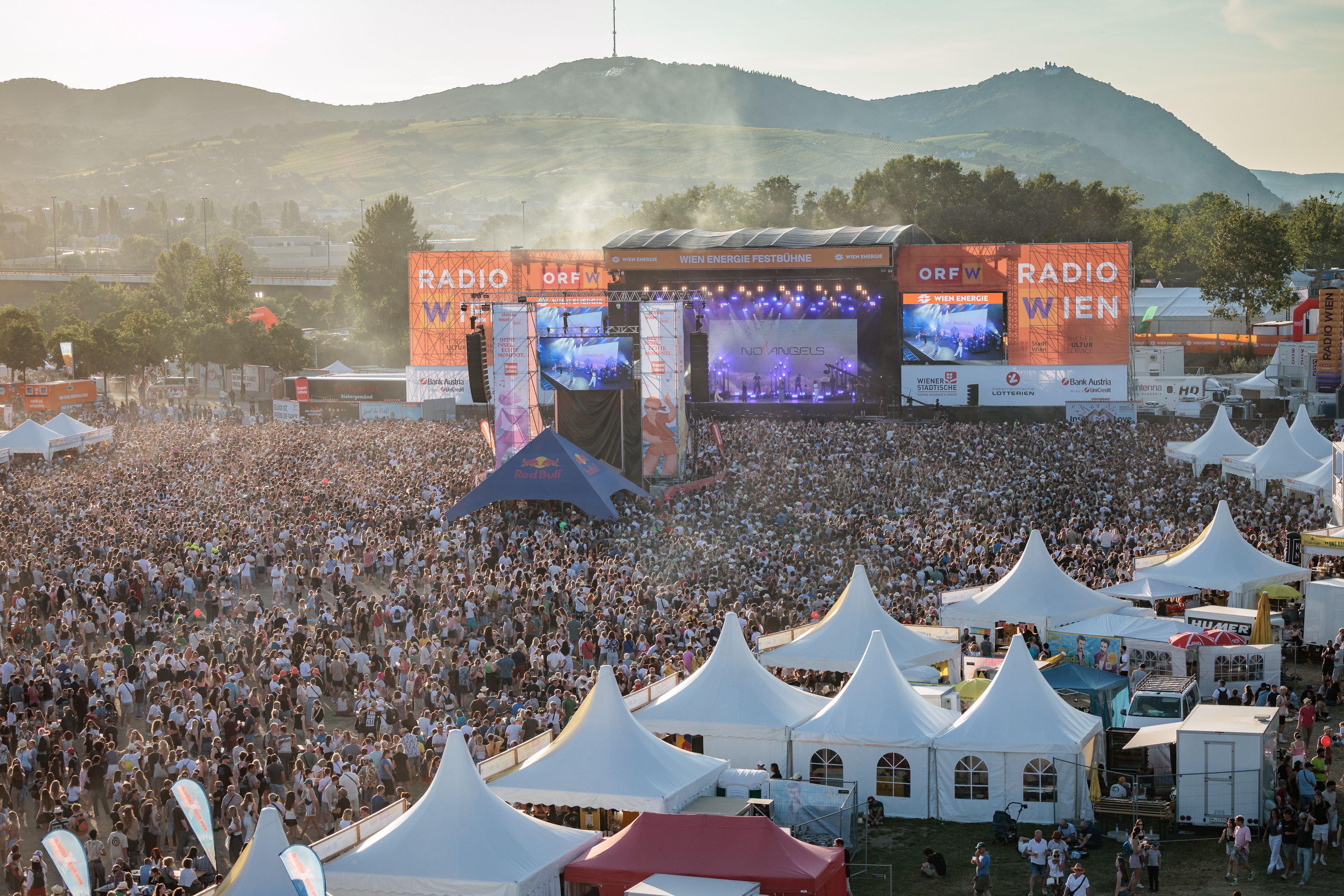Das Donauinselfest ist auch heuer wieder gut besucht.