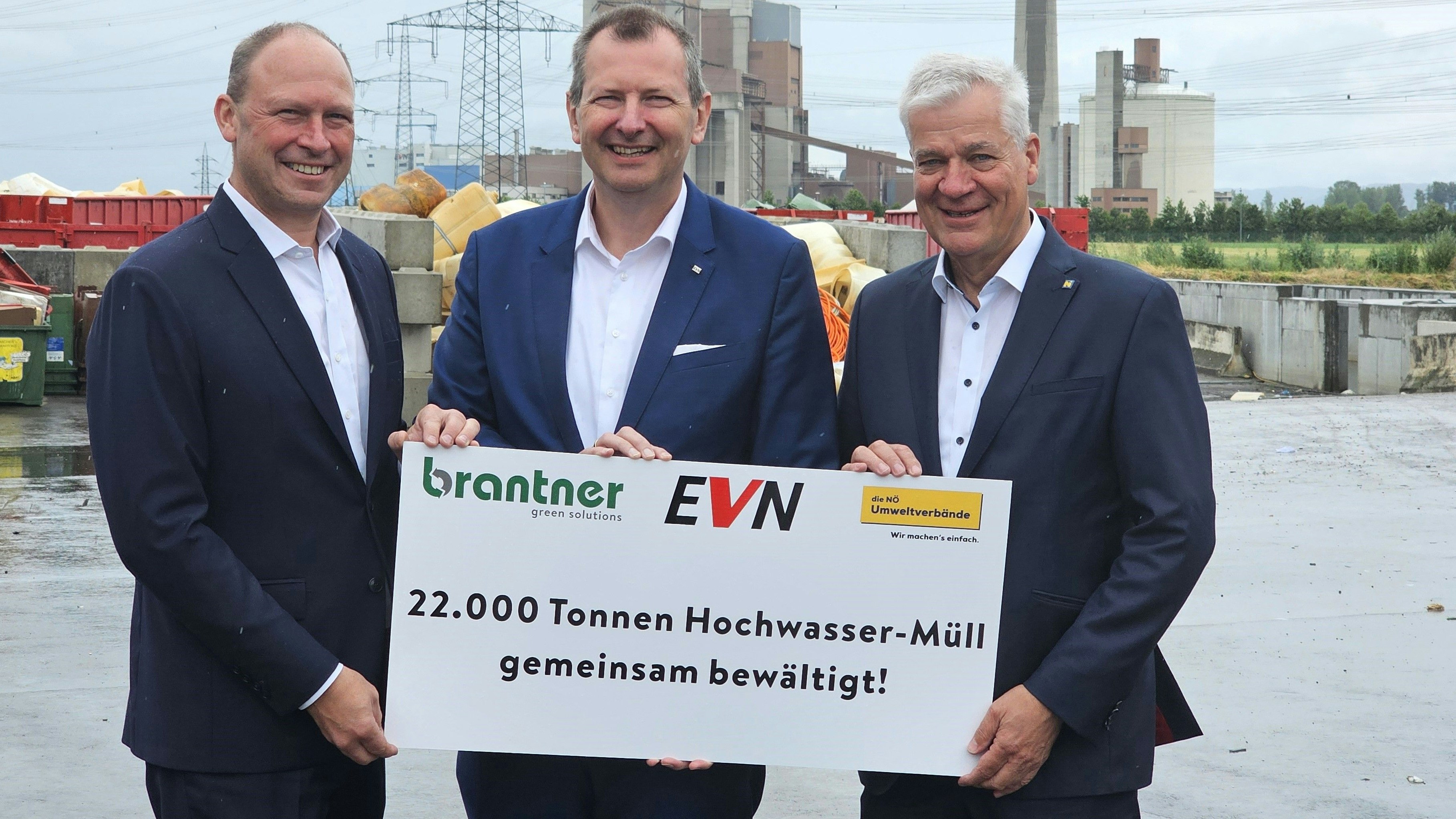 Heute.at - Nach Hochwasser – EVN beseitigte 22.000 Tonnen Abfall