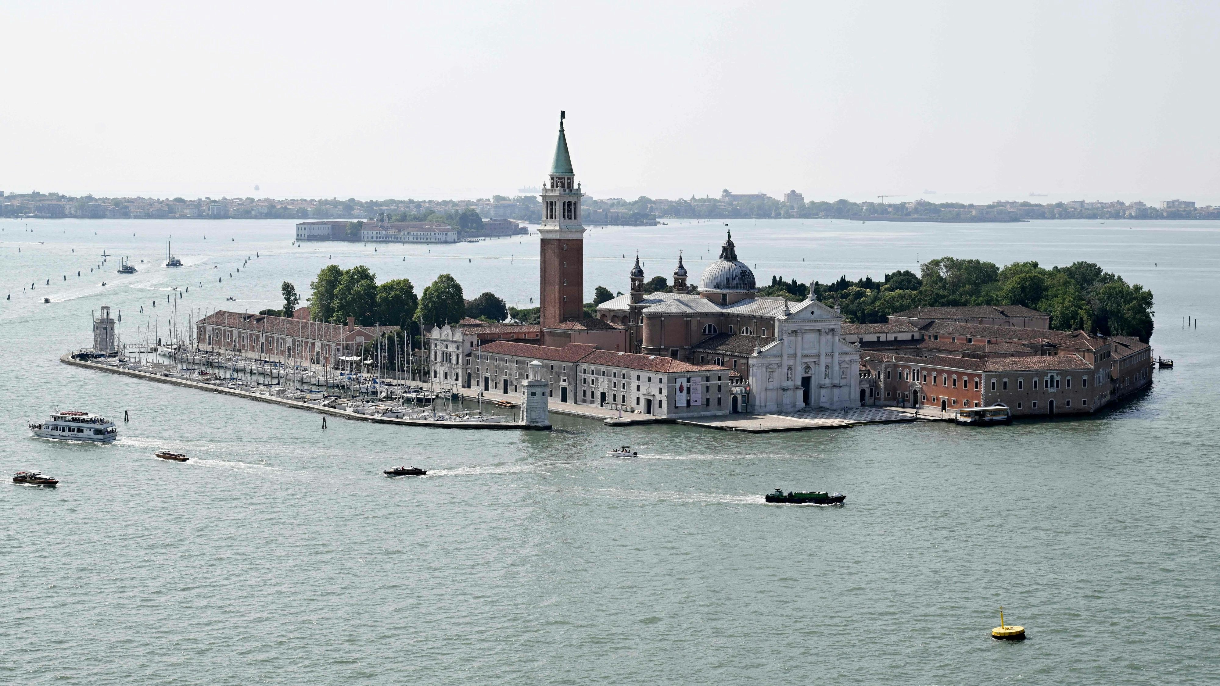 Die Insel San Giorgio Maggiore, direkt gegenüber vom Markusplatz: Hier wird sich das Paar aller Voraussicht nach das Ja-Wort geben