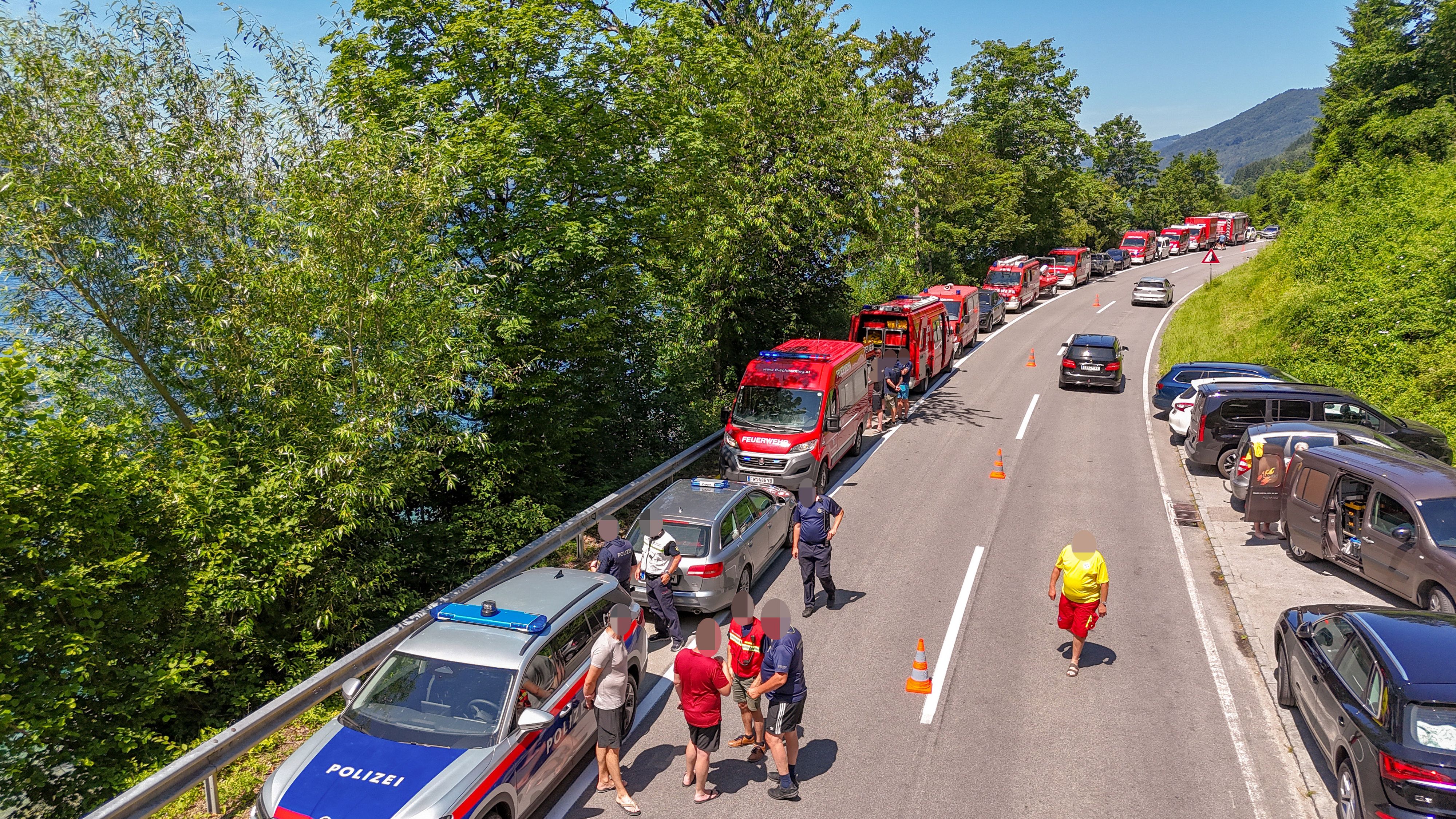 Rund 70 Einsatzkräfte und Feuerwehrtaucher aus der ganzen Region suchten nach der Polin.