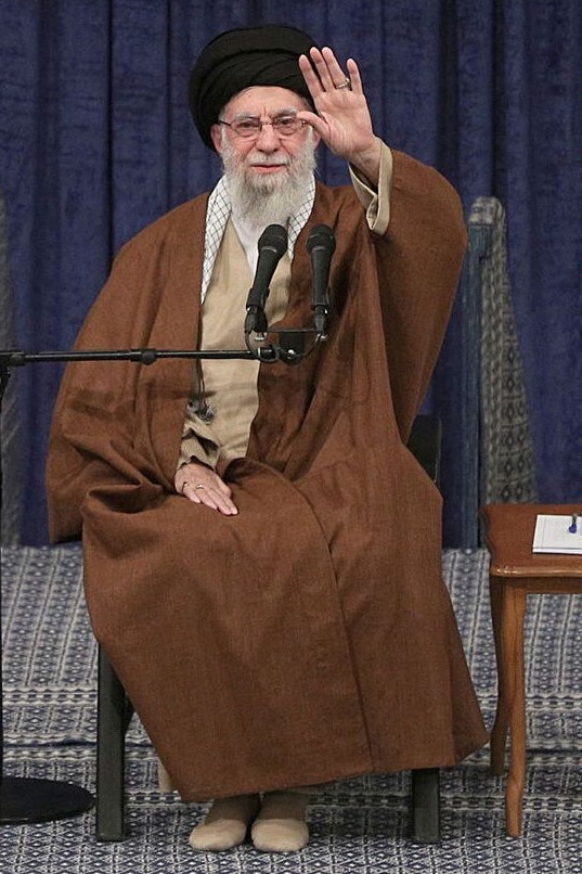 Der oberste Führer des Iran, Ayatollah Ali Khamenei, während einer Sitzung in Teheran im Dezember 2024