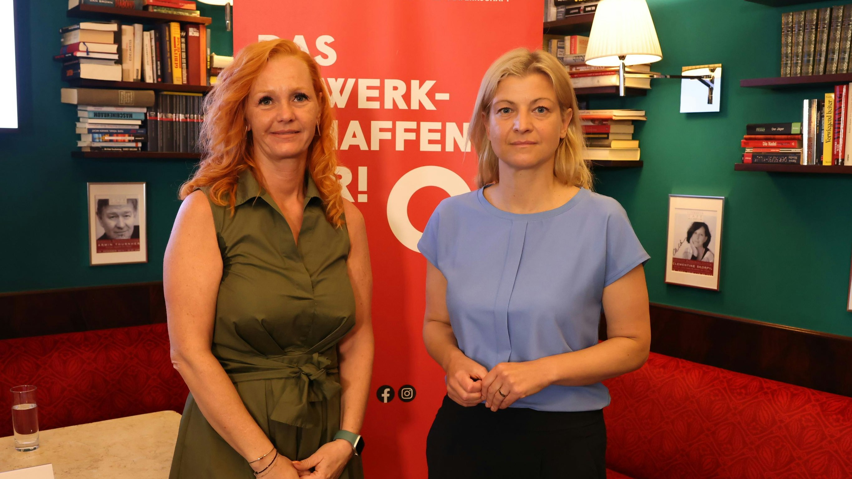 Fordern Maßnahmenpaket: GPA-Vorsitzende Barbara Teiber (r.), Billa-Betriebsrätin Sabine Grossensteiner