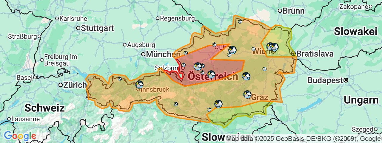 Am Montag steuern schwere Unwetter auf Österreich zu. (Symbolbild)