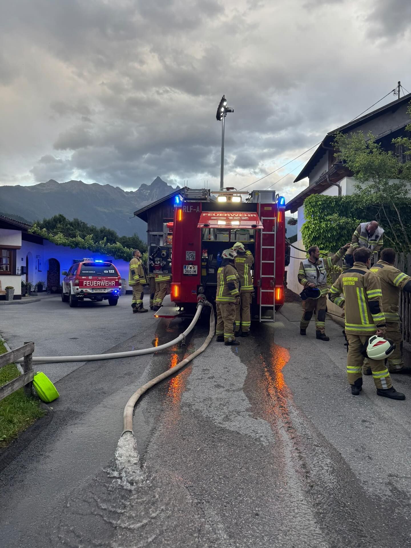 Die Feuerwehr war rasch vor Ort.