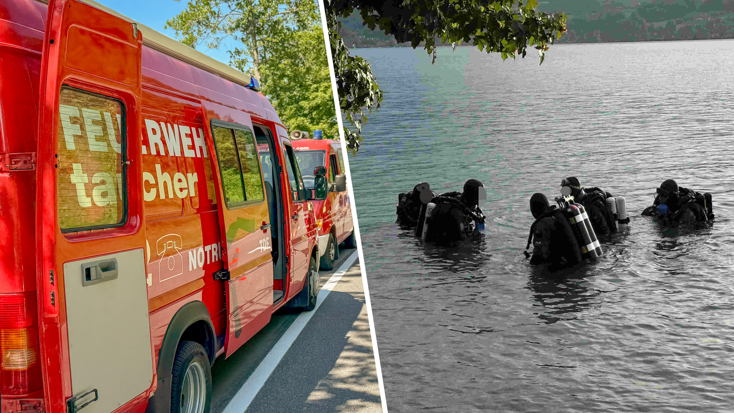 Spezialteams der Feuerwehr und Tauchroboter suchten seit Sonntag nach der Taucherin.