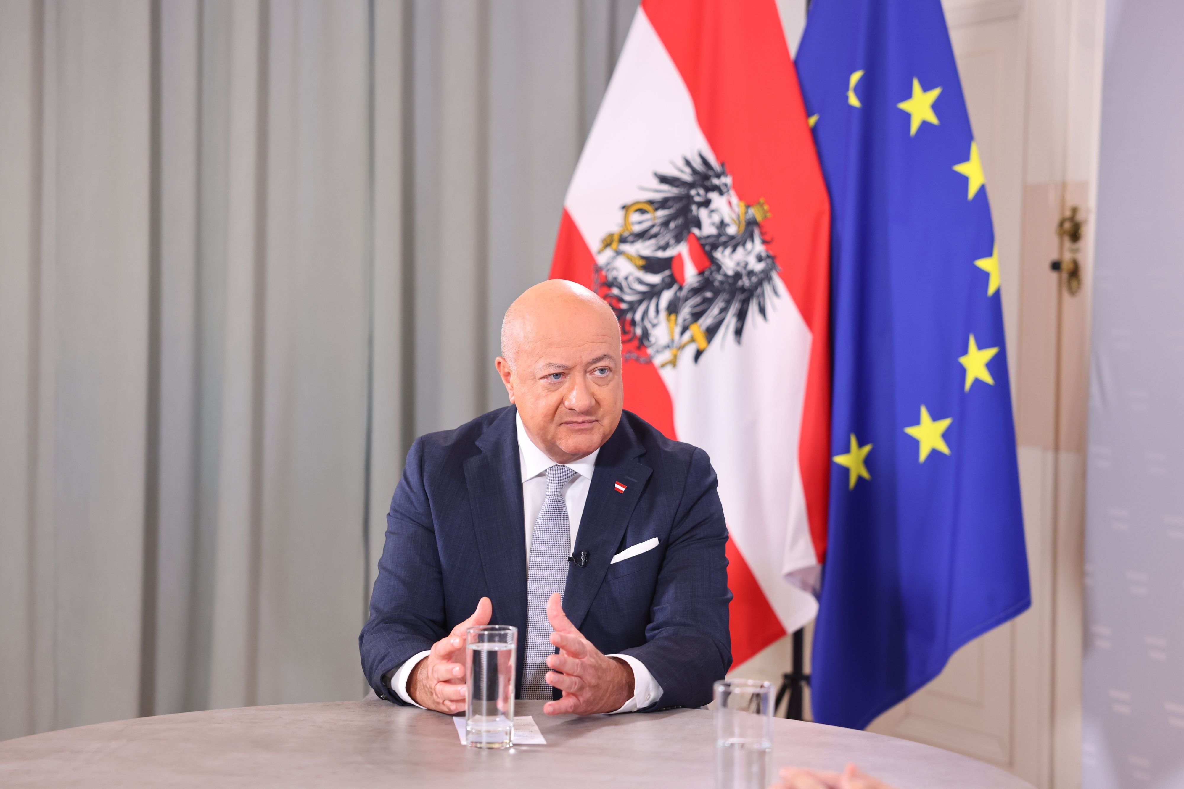 Bundeskanzler Christian Stocker (ÖVP) wird Preisschocks verhindern.