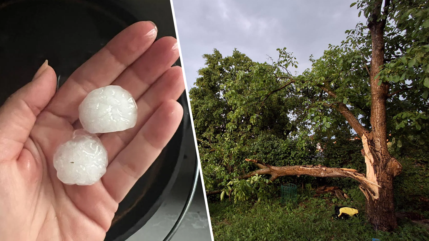 Heute.at - Hagel wie Golfbälle – Unwetter verwüsteten ganzes Land