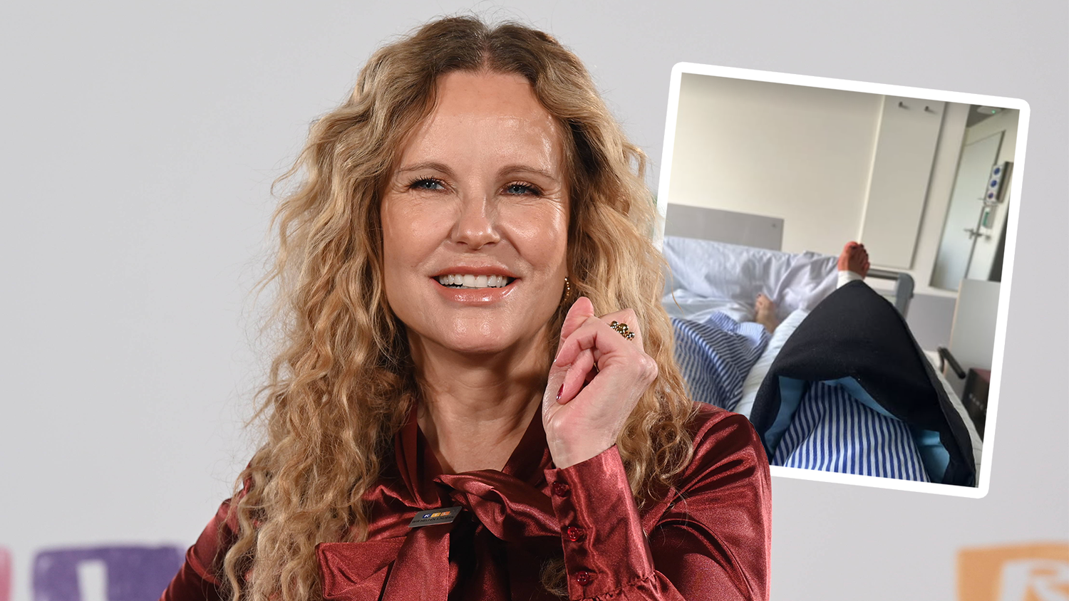 Katja Burkard musste sich einer Knieoperation unterziehen.