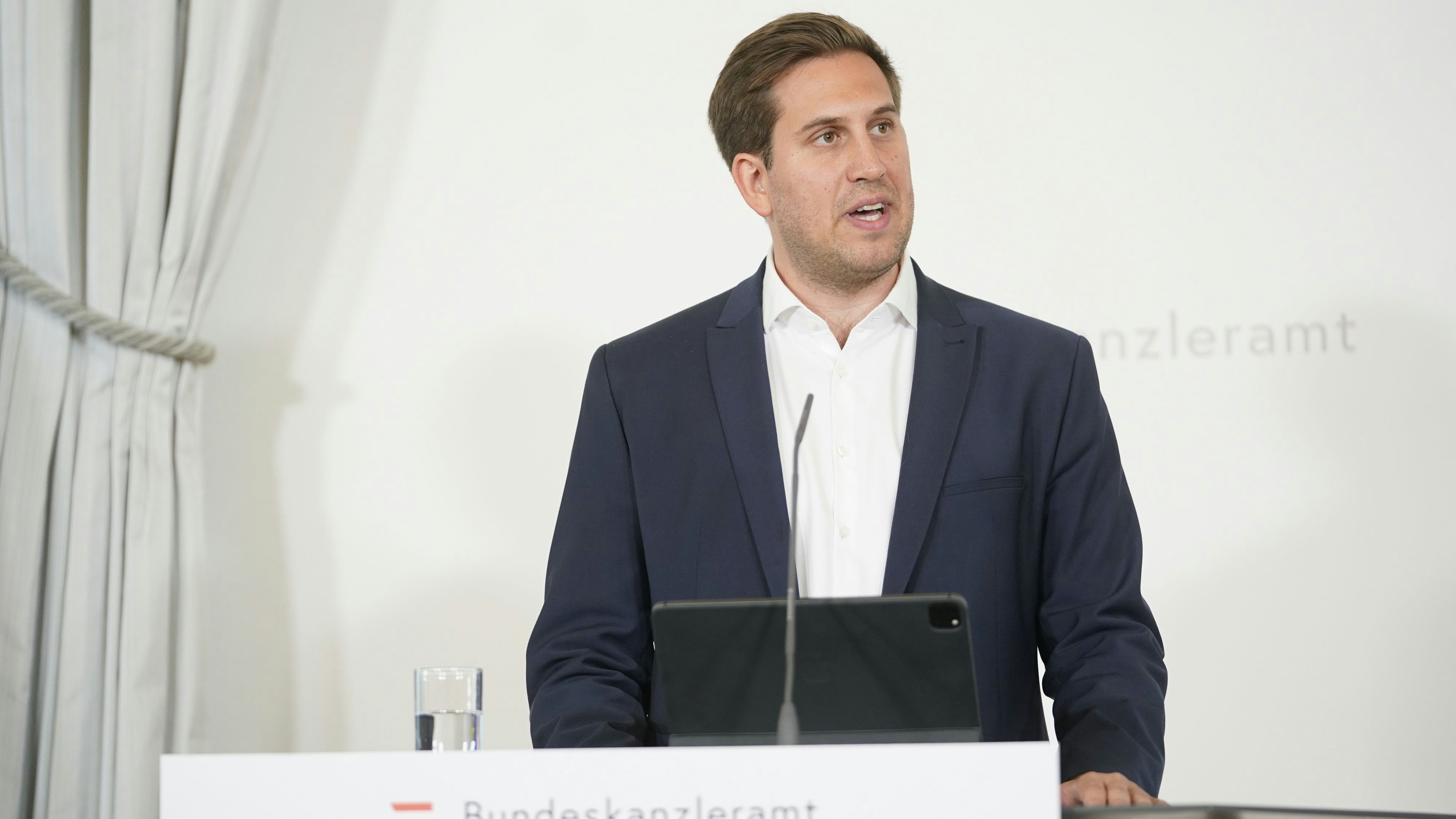 Digitalisierungs-Staatssekretär Alexander Pröll bei der Präsentation der neuen ID Austria.