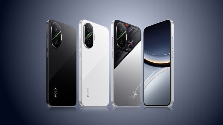 Dürfte vor allem Jüngere und Gamer ansprechen: Das sind die drei Farbvarianten des Poco F7.