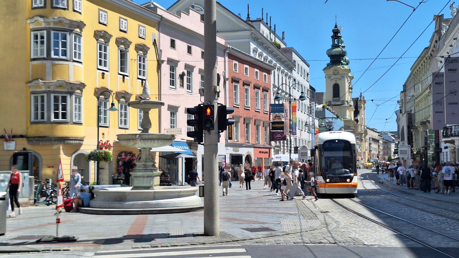 Ein Taubenmarkt ohne Brunnen ist für viele Linzer wohl schwer vorstellbar.
