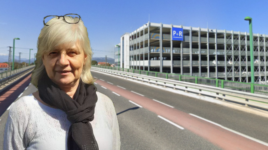 Christine Andres parkt weiterhin auf einem Behindertenparkplatz am Bahnhof Wr. Neustadt.