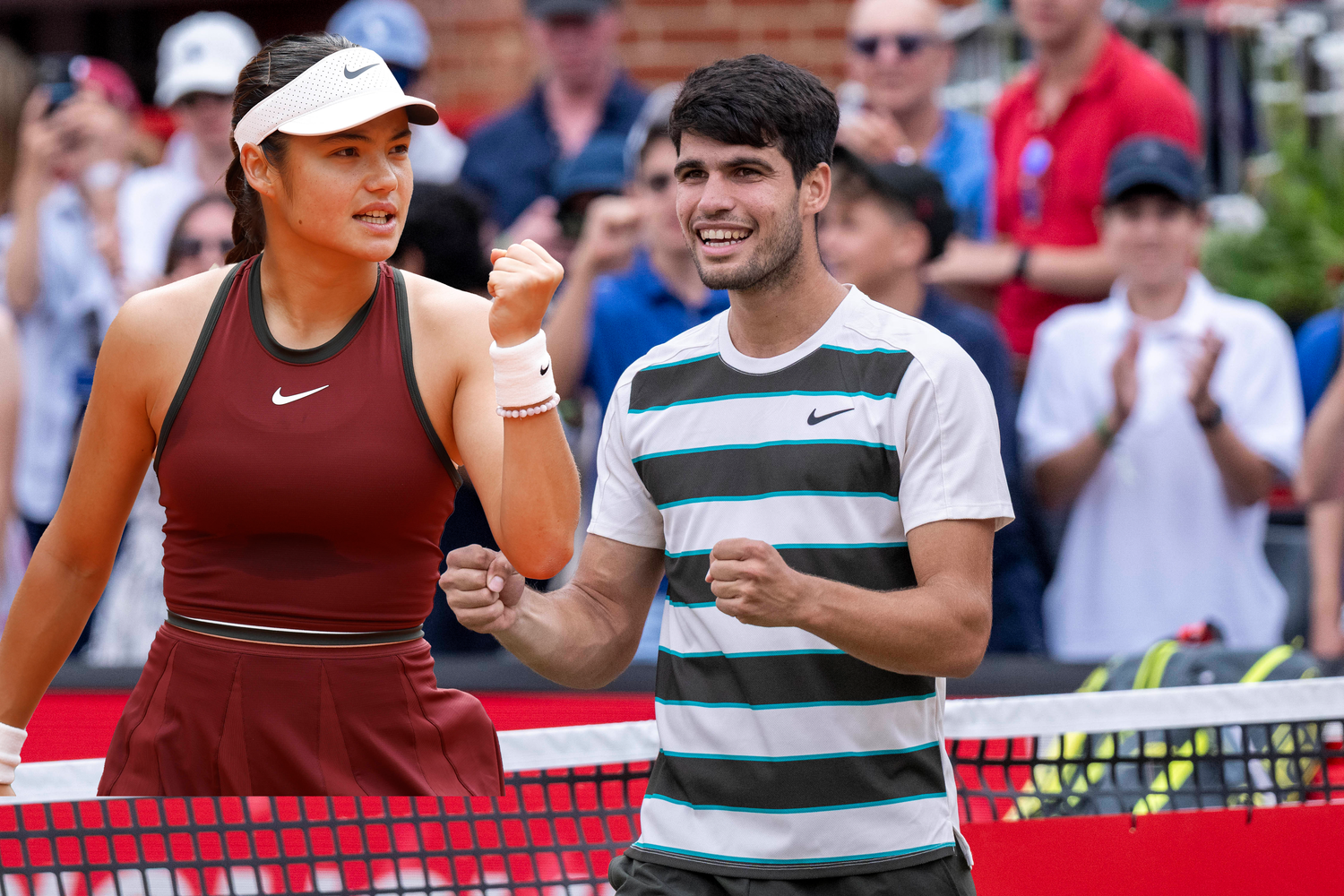 Emma Raducanu und Carlos Alcaraz.