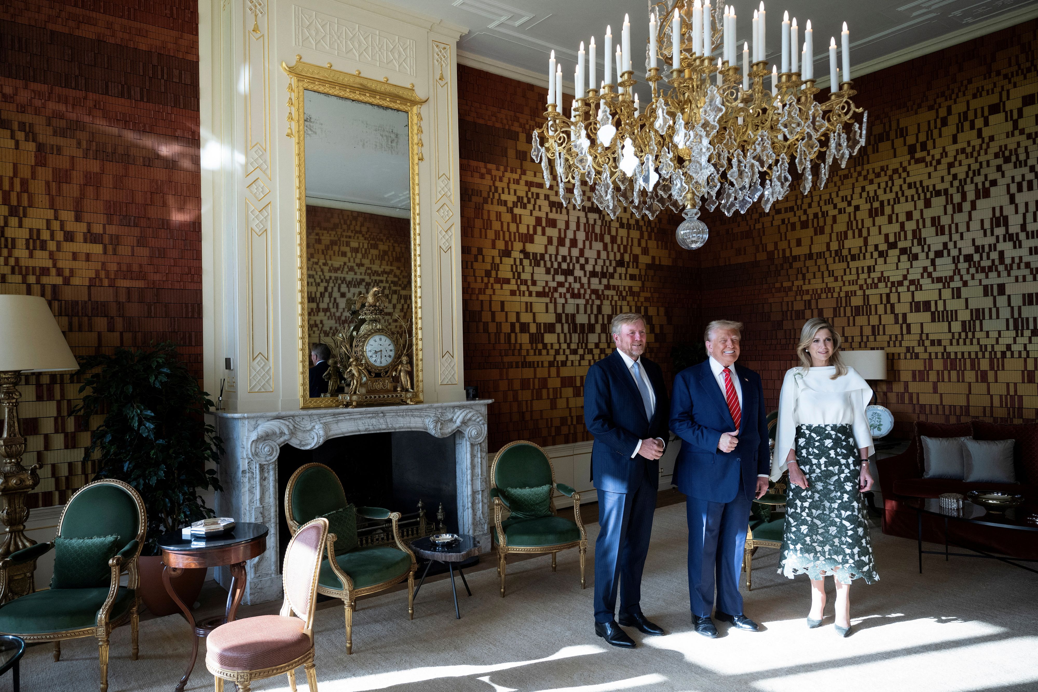 Unser Frühstückstreffen war großartig!" Donald Trump mit dem Königspaar im Palast